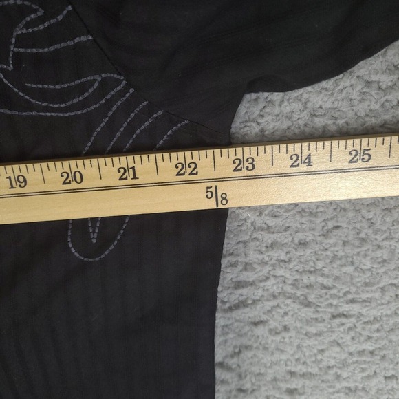 J Campbell Shirt Men’s Large Black Long Sleeve Button Down Embroidered Striped - Picture 12 of 15